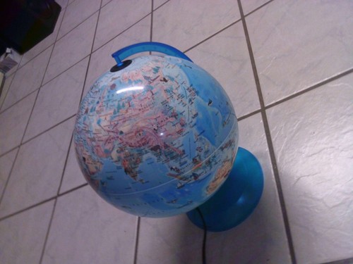 Globus scan globe beleuchtet - globus, scan-globe