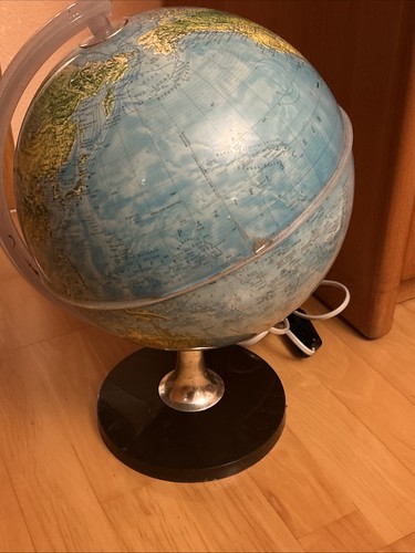 Globus beleuchtet vintage - globus,