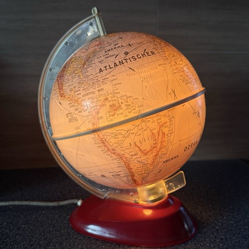 Vintage leuchtglobus 1960 - leuchtglobus, |